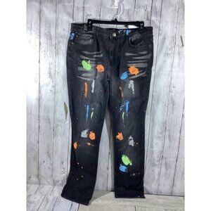 Preppy Streetwear Coquette Utility Sacred Crown Men's Jeans Pants Size 34